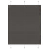 Vidaxx Plissee-Rollo 105x100cm Stoffbreite 104,4cm Polyester schwarz