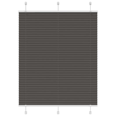 Vidaxx Plissee-Rollo 105x100cm Stoffbreite 104,4cm Polyester schwarz