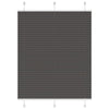 Vidaxx Plissee-Rollo 110x100cm Stoffbreite 109,4cm Polyester schwarz