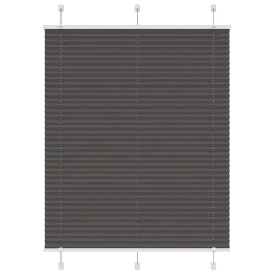 Vidaxx Plissee-Rollo 110x100cm Stoffbreite 109,4cm Polyester schwarz