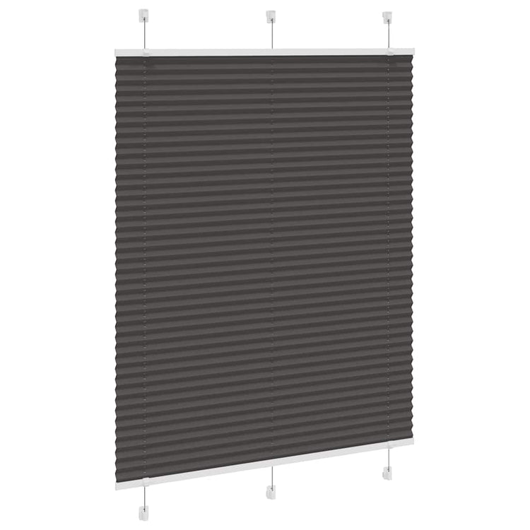 Vidaxx Plissee-Rollo 110x100cm Stoffbreite 109,4cm Polyester schwarz
