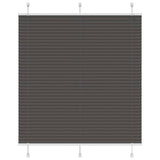 Vidaxx Plissee-Rollo 115x100cm Stoffbreite 114,4cm Polyester schwarz - afbeelding 2