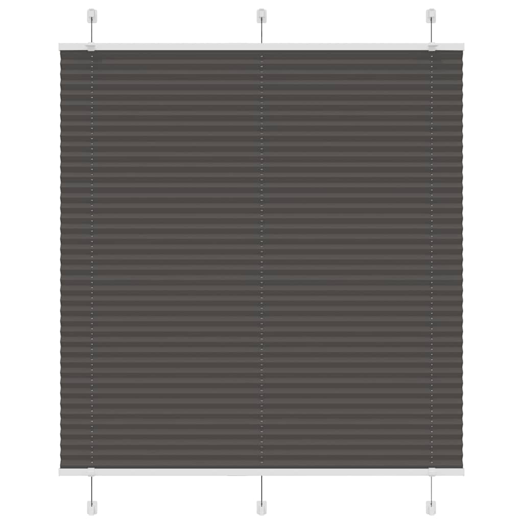Vidaxx Plissee-Rollo 115x100cm Stoffbreite 114,4cm Polyester schwarz