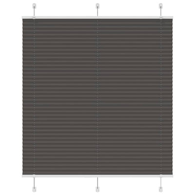 Vidaxx Plissee-Rollo 115x100cm Stoffbreite 114,4cm Polyester schwarz