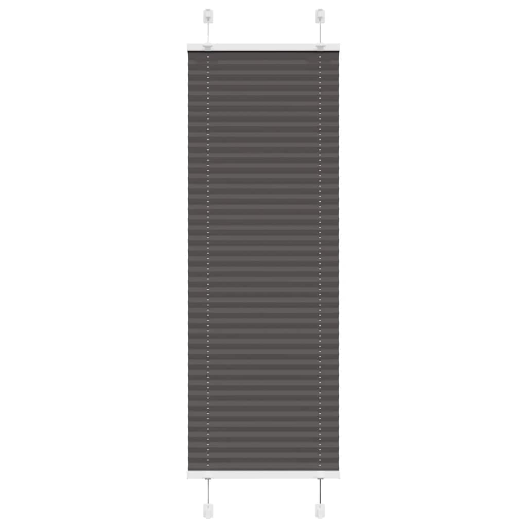 Vidaxx Plissee-Rollo 40x150 cm Stoffbreite 39,4 cm Polyester schwarz