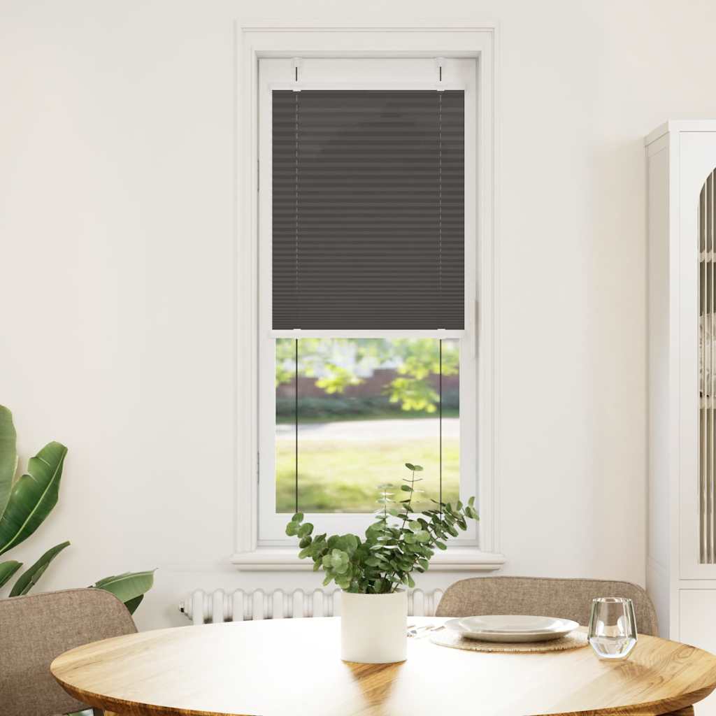 Vidaxx Plissee-Rollo 40x150 cm Stoffbreite 39,4 cm Polyester schwarz