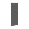Vidaxx Plissee-Rollo 40x150 cm Stoffbreite 39,4 cm Polyester schwarz