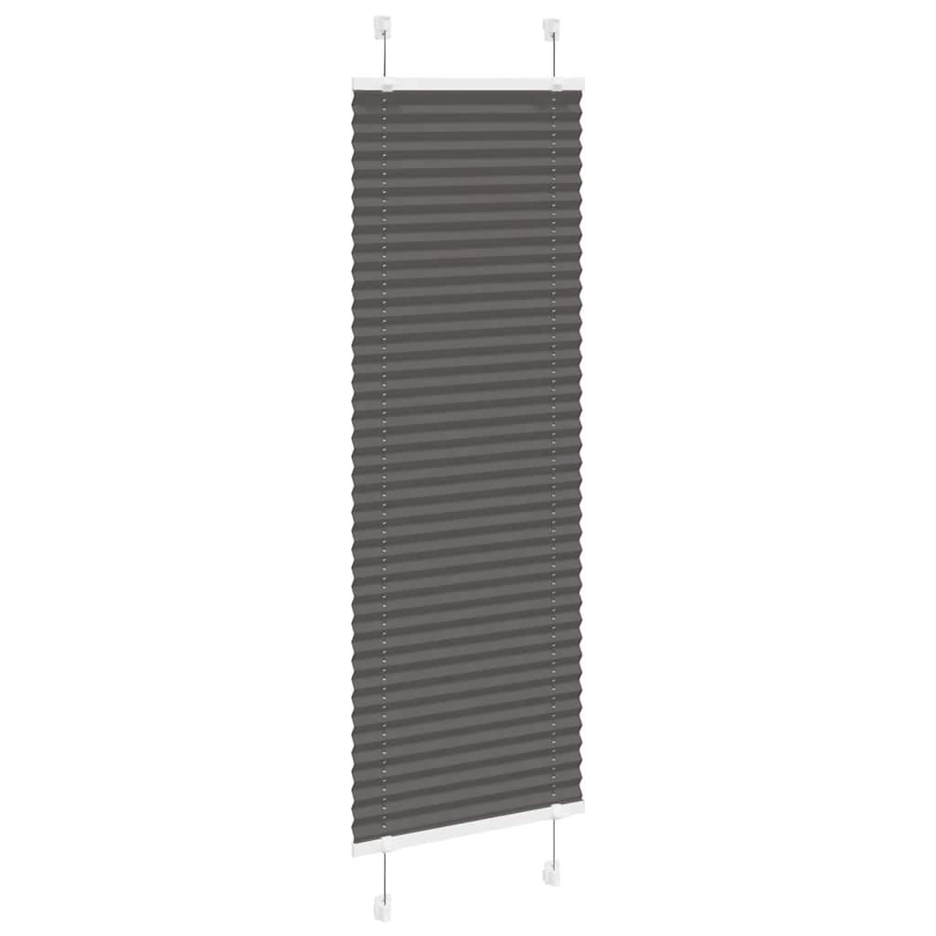 Vidaxx Plissee-Rollo 40x150 cm Stoffbreite 39,4 cm Polyester schwarz
