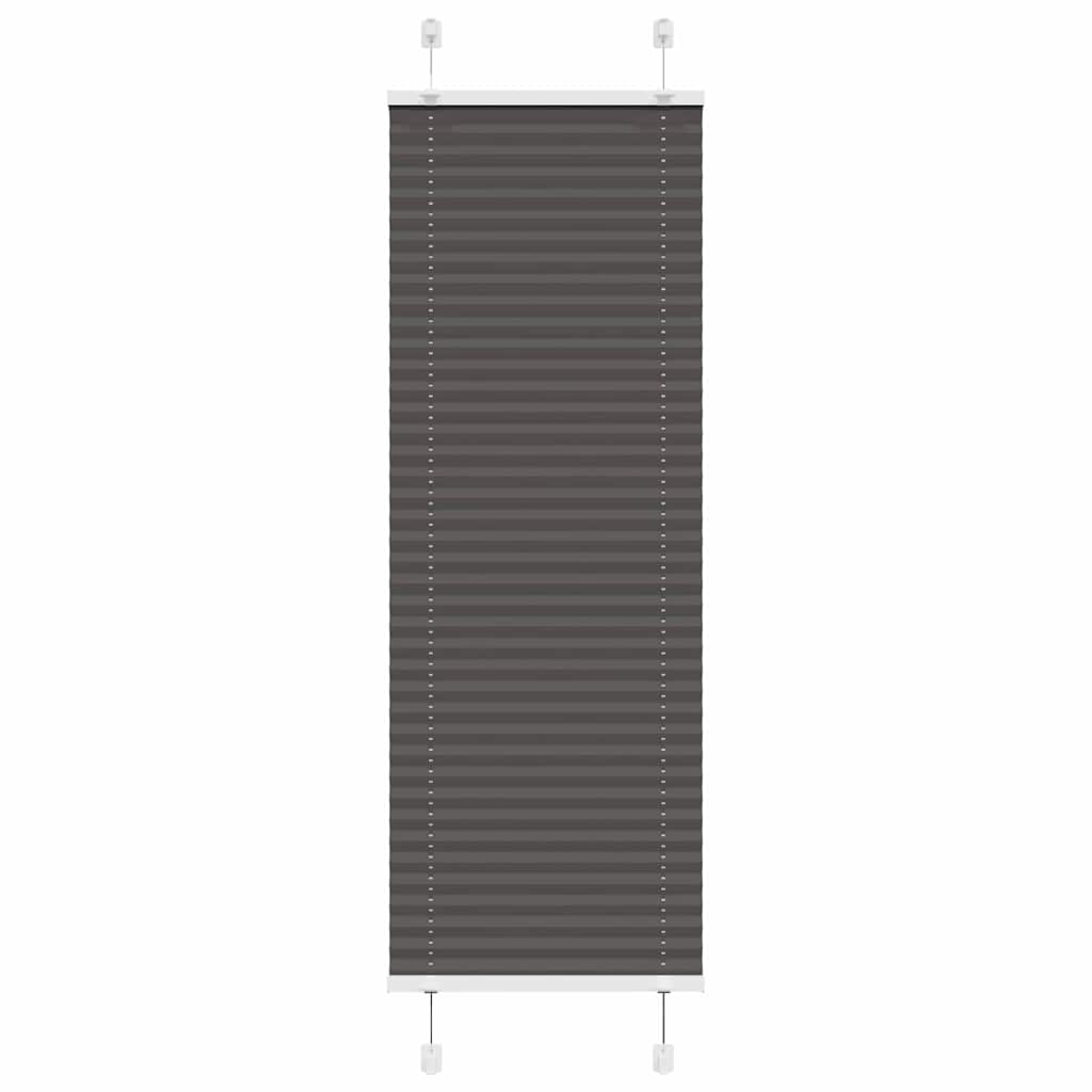 Vidaxx Plissee-Rollo 50x150 cm Stoffbreite 49,4 cm Polyester schwarz