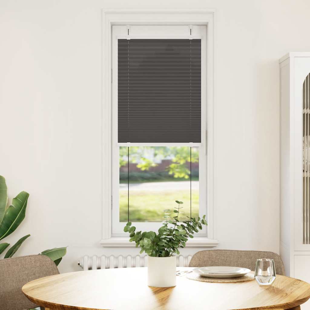 Vidaxx Plissee-Rollo 50x150 cm Stoffbreite 49,4 cm Polyester schwarz