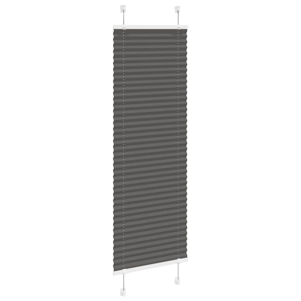Vidaxx Plissee-Rollo 50x150 cm Stoffbreite 49,4 cm Polyester schwarz