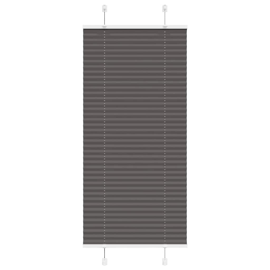 Vidaxx Plissee-Rollo 65x150 cm Stoffbreite 64,4 cm Polyester schwarz