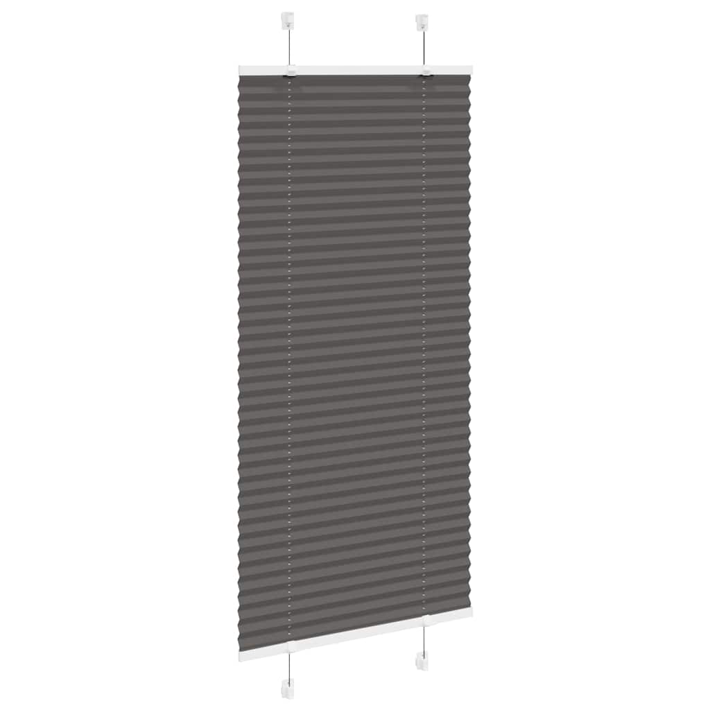 Vidaxx Plissee-Rollo 65x150 cm Stoffbreite 64,4 cm Polyester schwarz