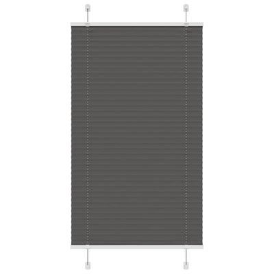 Vidaxx Plissee-Rollo 75x150 cm Stoffbreite 74,4 cm Polyester schwarz