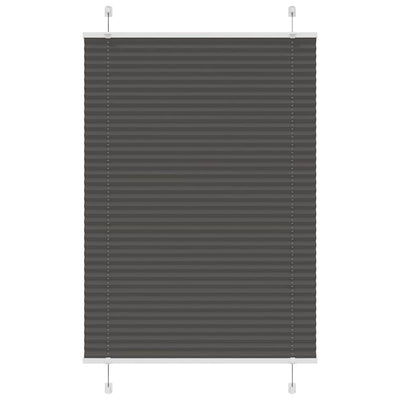 Vidaxx Plissee-Rollo 85x150 cm Stoffbreite 84,4 cm Polyester schwarz