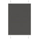Vidaxx Plissee-Rollo 85x150 cm Stoffbreite 84,4 cm Polyester schwarz