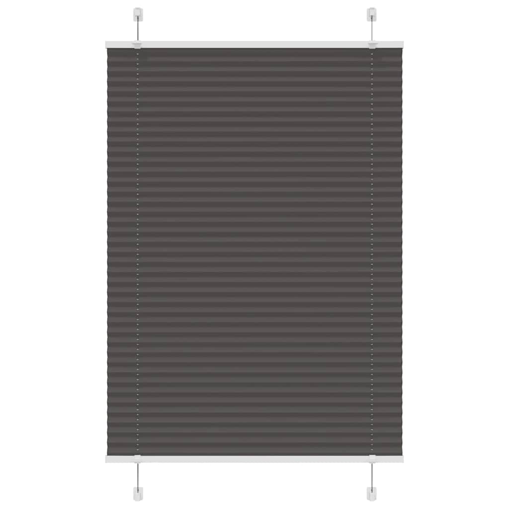 Vidaxx Plissee-Rollo 95x150 cm Stoffbreite 94,4 cm Polyester schwarz
