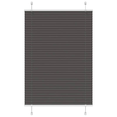Vidaxx Plissee-Rollo 95x150 cm Stoffbreite 94,4 cm Polyester schwarz