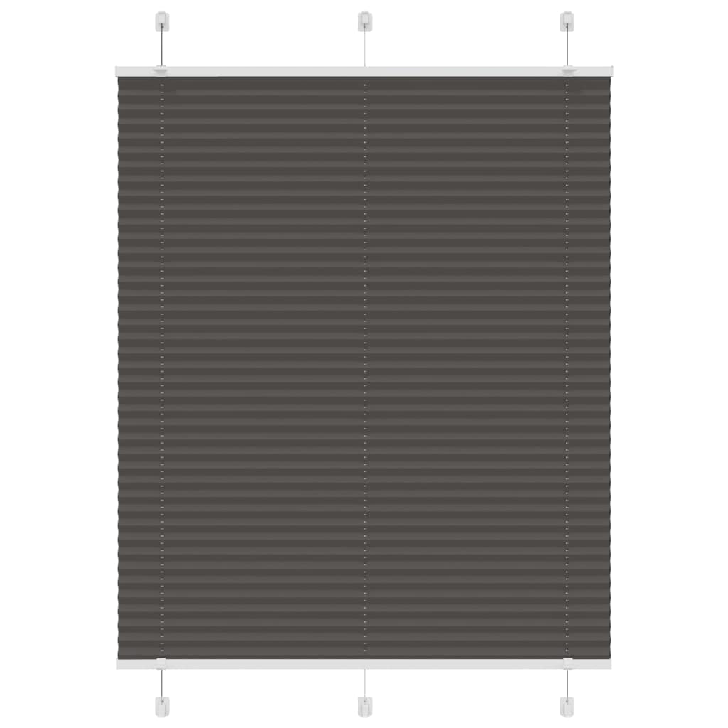 Vidaxx Plissee-Rollo 105x150cm Stoffbreite 104,4cm Polyester schwarz