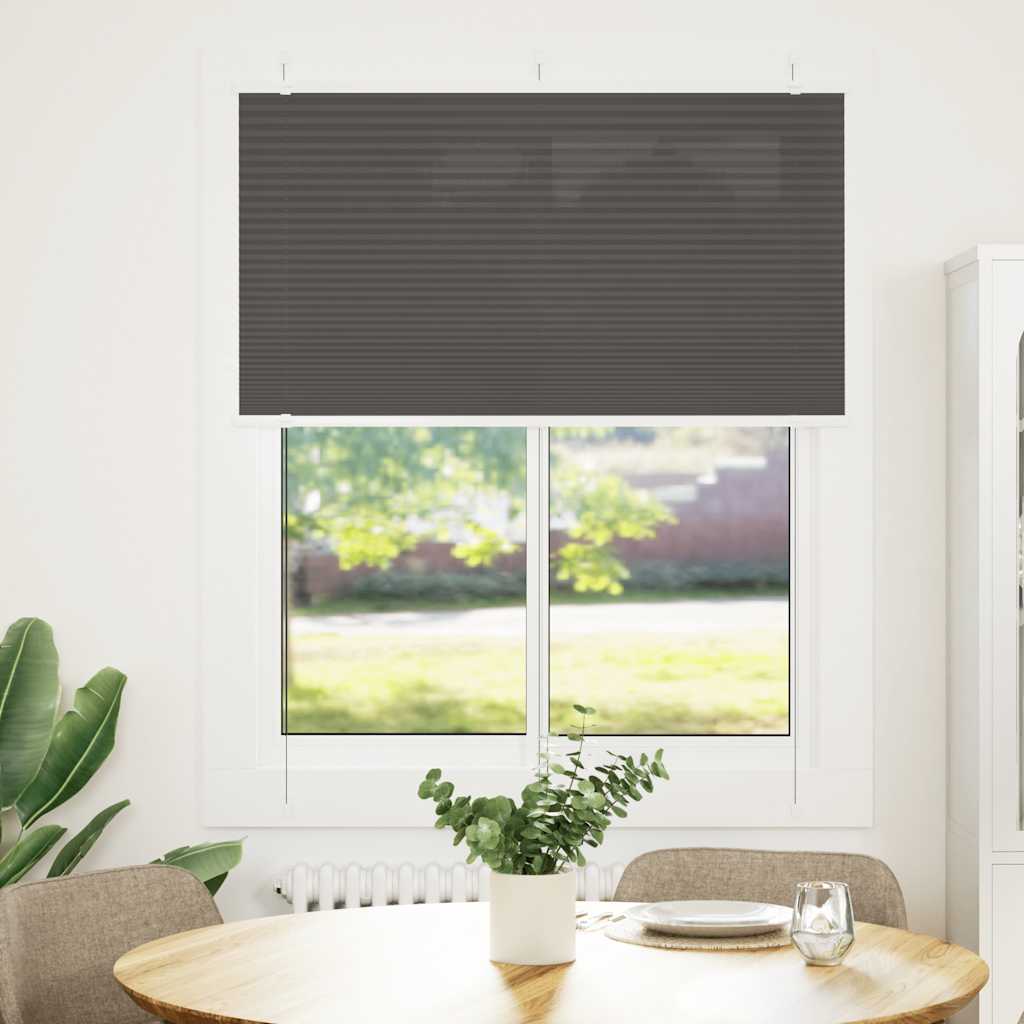 Vidaxx Plissee-Rollo 105x150cm Stoffbreite 104,4cm Polyester schwarz