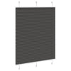 Vidaxx Plissee-Rollo 105x150cm Stoffbreite 104,4cm Polyester schwarz