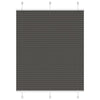 Vidaxx Plissee-Rollo 110x150cm Stoffbreite 109,4cm Polyester schwarz