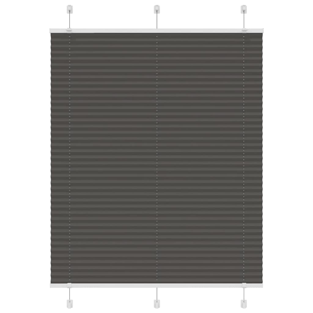 Vidaxx Plissee-Rollo 110x150cm Stoffbreite 109,4cm Polyester schwarz