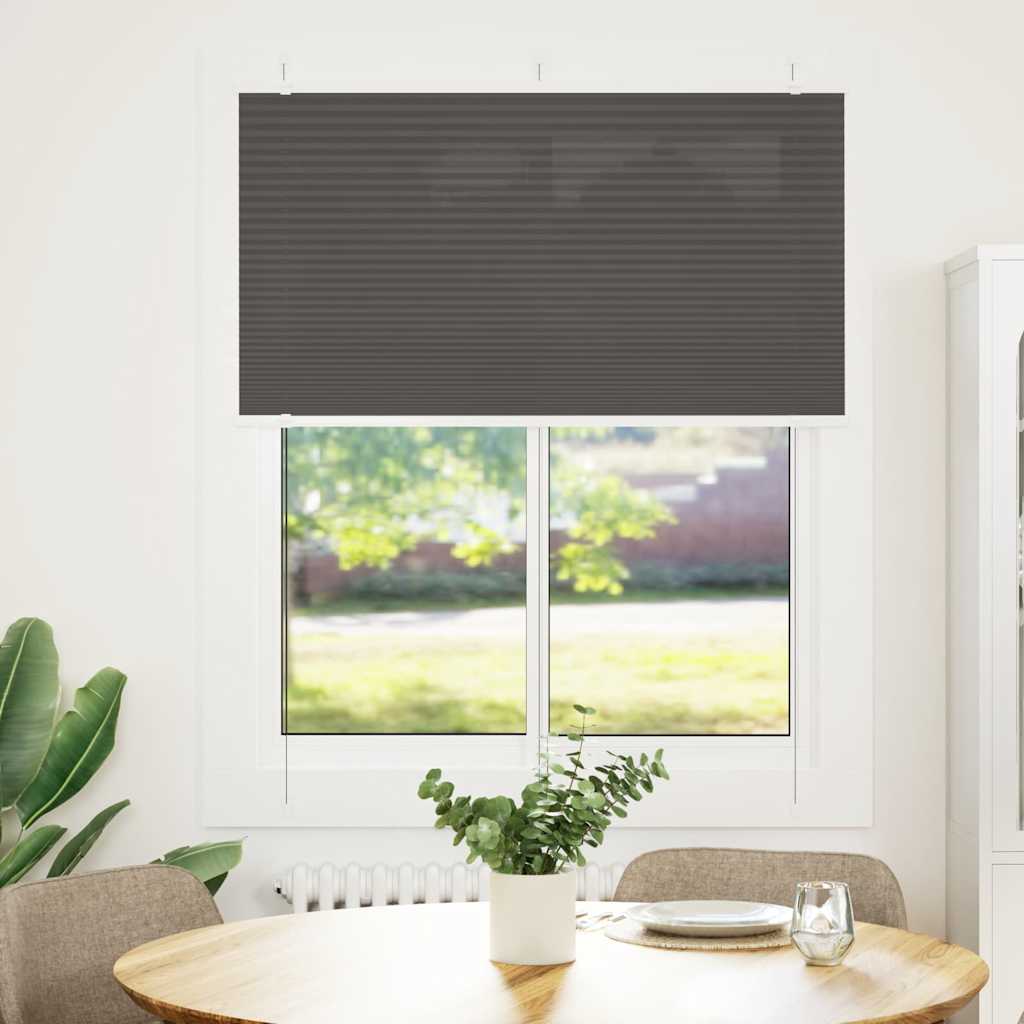 Vidaxx Plissee-Rollo 110x150cm Stoffbreite 109,4cm Polyester schwarz