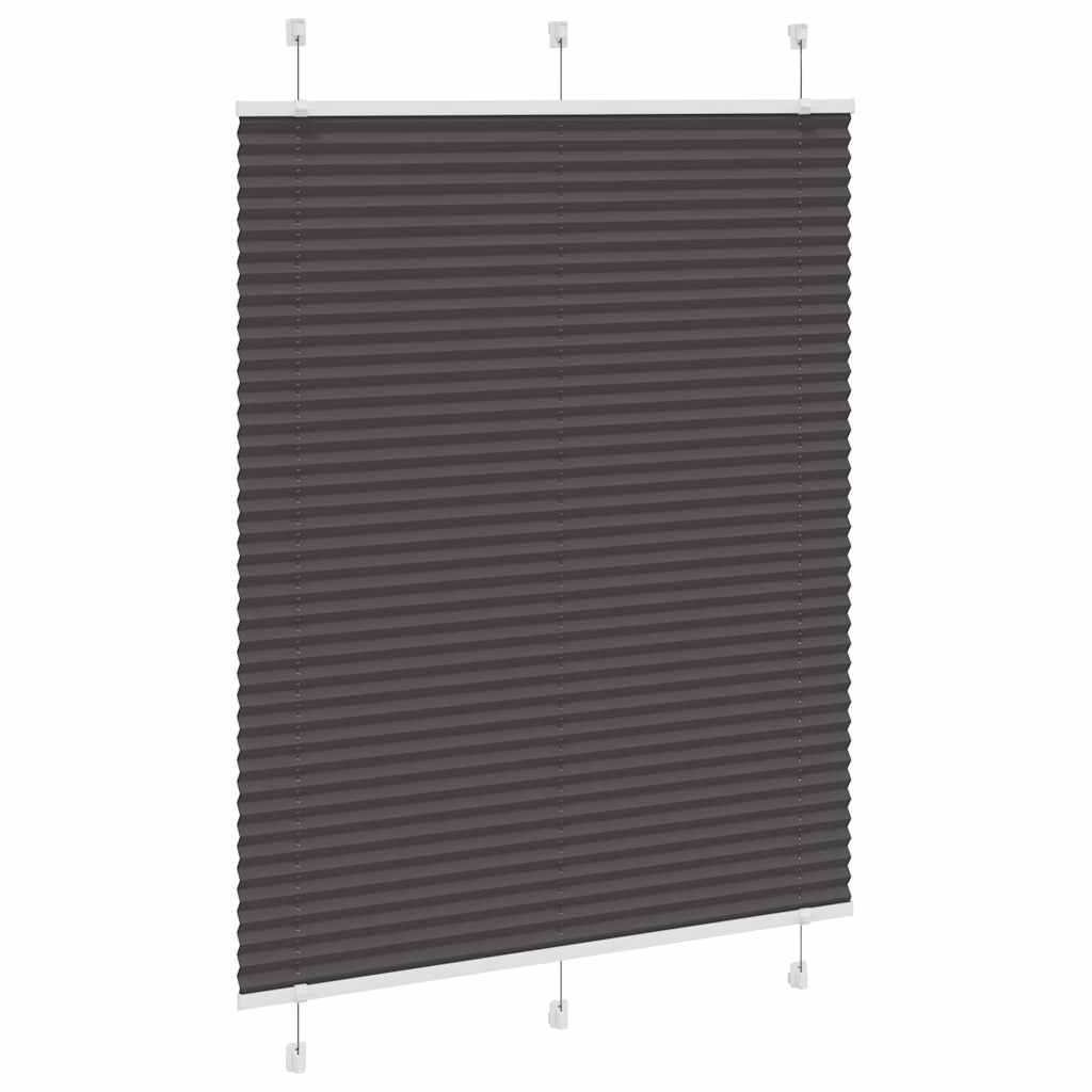 Vidaxx Plissee-Rollo 110x150cm Stoffbreite 109,4cm Polyester schwarz