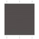 Vidaxx Plissee-Rollo 115x150cm Stoffbreite 114,4cm Polyester schwarz