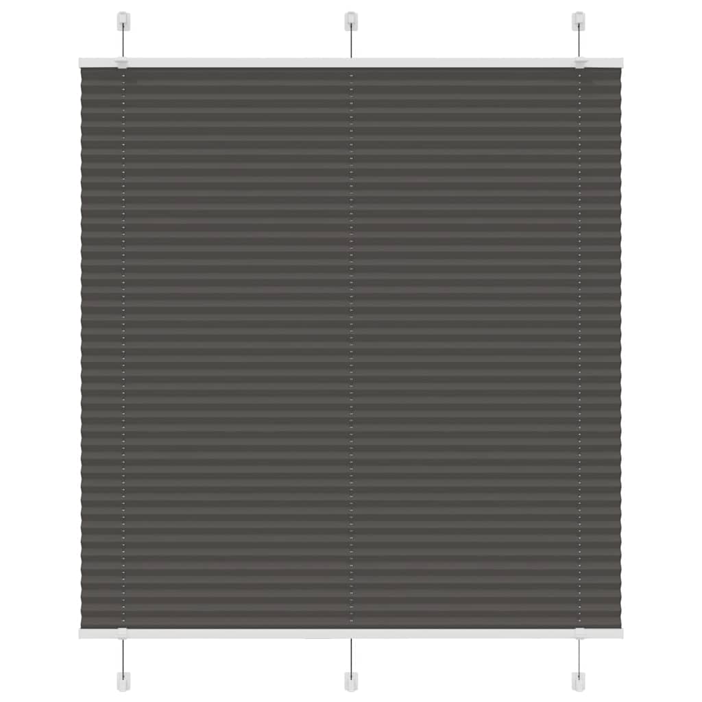 Vidaxx Plissee-Rollo 120x150cm Stoffbreite 119,4cm Polyester schwarz