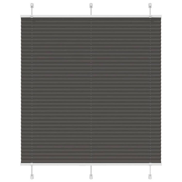 Vidaxx Plissee-Rollo 120x150cm Stoffbreite 119,4cm Polyester schwarz