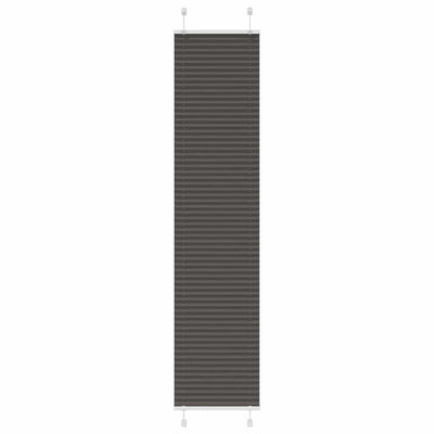 Vidaxx Plissee-Rollo 40x200 cm Stoffbreite 39,4 cm Polyester schwarz