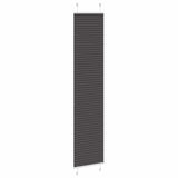 Vidaxx Plissee-Rollo 40x200 cm Stoffbreite 39,4 cm Polyester schwarz - afbeelding 3