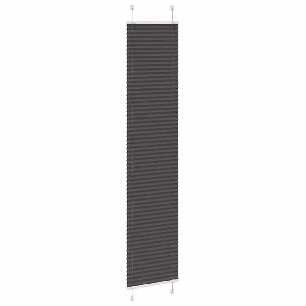 Vidaxx Plissee-Rollo 40x200 cm Stoffbreite 39,4 cm Polyester schwarz