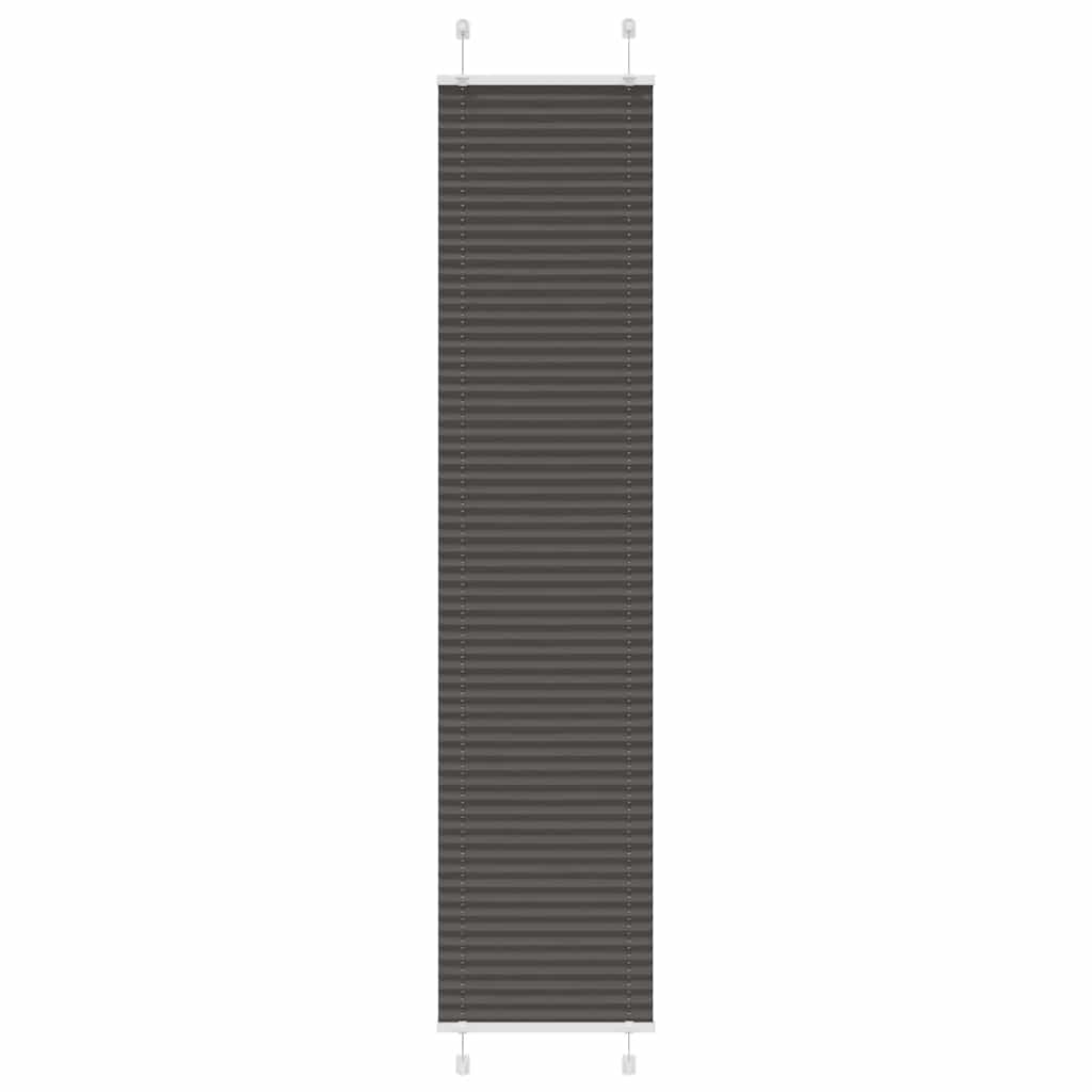 Vidaxx Plissee-Rollo 45x200 cm Stoffbreite 44,4 cm Polyester schwarz