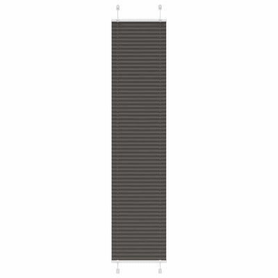 Vidaxx Plissee-Rollo 45x200 cm Stoffbreite 44,4 cm Polyester schwarz