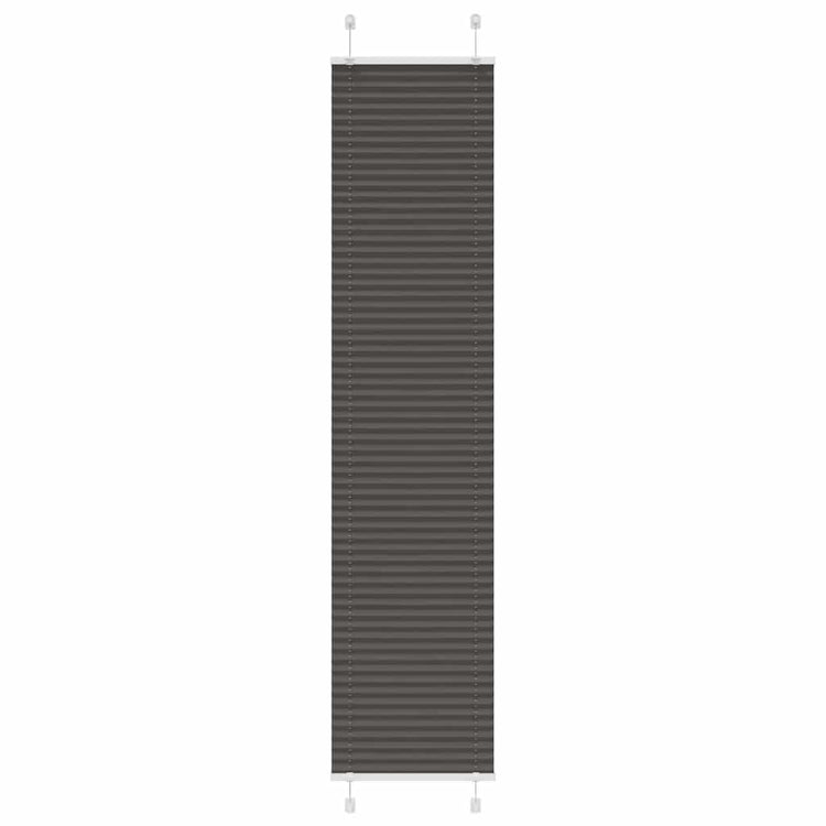 Vidaxx Plissee-Rollo 45x200 cm Stoffbreite 44,4 cm Polyester schwarz