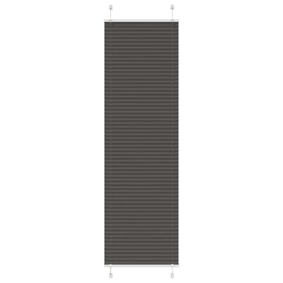 Vidaxx Plissee-Rollo 55x200 cm Stoffbreite 54,4 cm Polyester schwarz