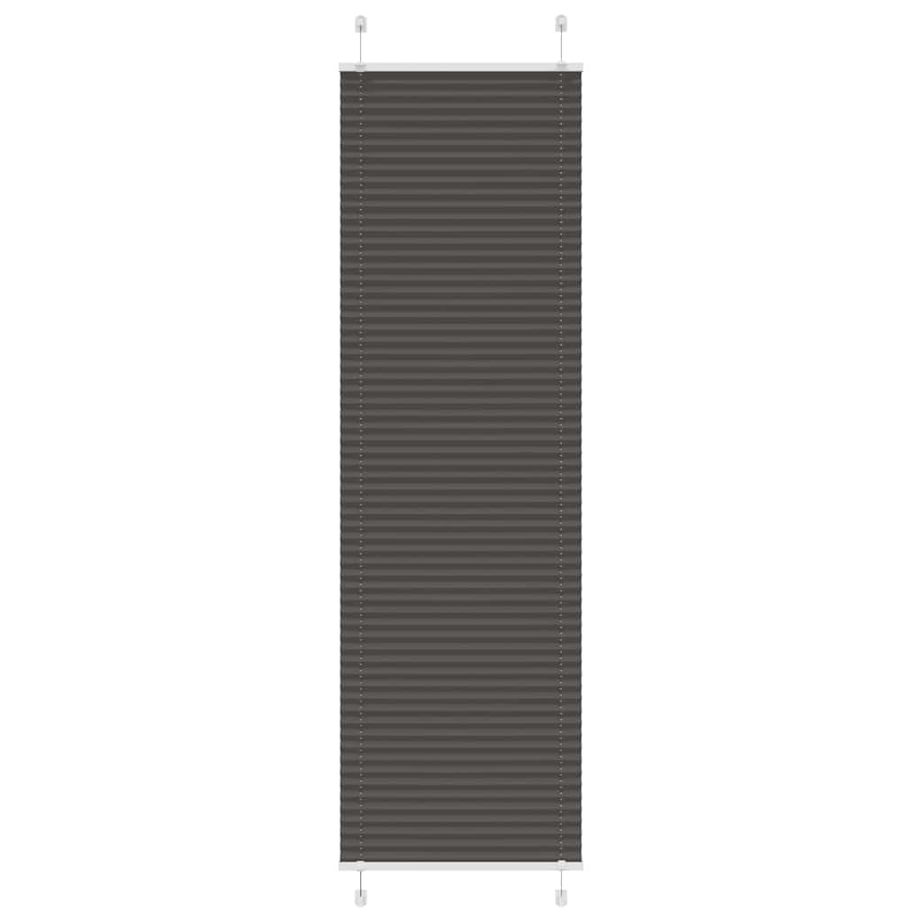 Vidaxx Plissee-Rollo 60x200 cm Stoffbreite 59,4 cm Polyester schwarz