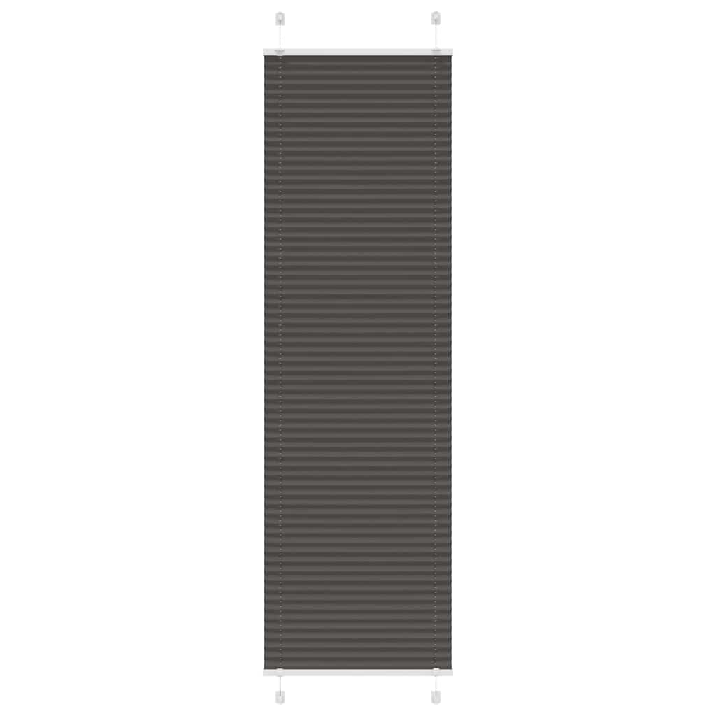 Vidaxx Plissee-Rollo 65x200 cm Stoffbreite 64,4 cm Polyester schwarz