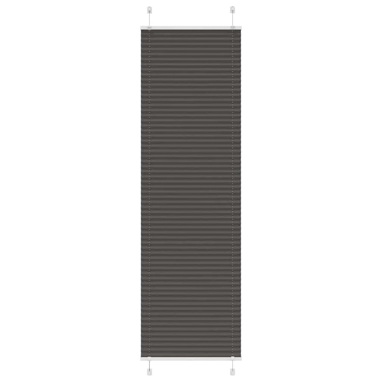 Vidaxx Plissee-Rollo 65x200 cm Stoffbreite 64,4 cm Polyester schwarz