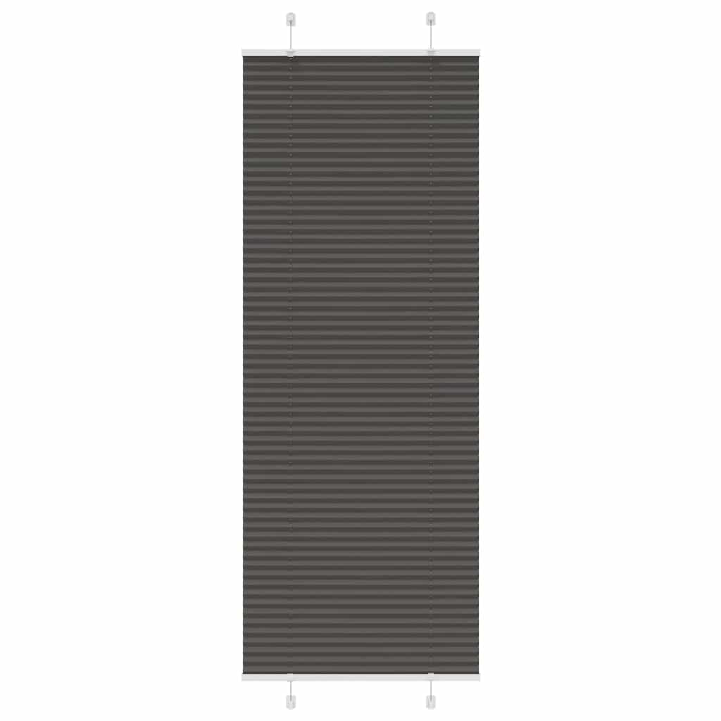 Vidaxx Plissee-Rollo 70x200 cm Stoffbreite 69,4 cm Polyester schwarz