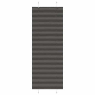 Vidaxx Plissee-Rollo 70x200 cm Stoffbreite 69,4 cm Polyester schwarz