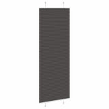 Vidaxx Plissee-Rollo 70x200 cm Stoffbreite 69,4 cm Polyester schwarz - afbeelding 3