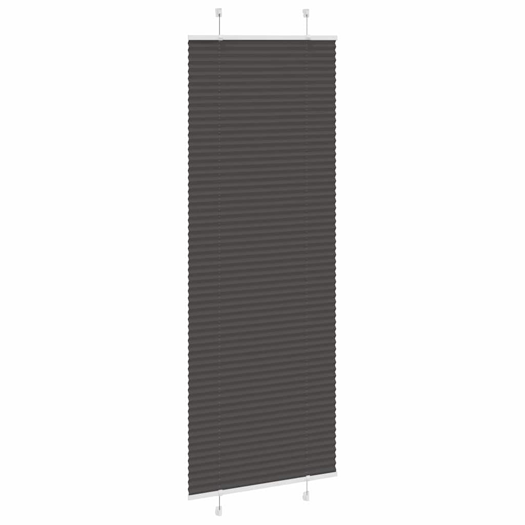 Vidaxx Plissee-Rollo 70x200 cm Stoffbreite 69,4 cm Polyester schwarz