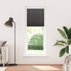 Vidaxx Plissee-Rollo 75x200 cm Stoffbreite 74,4 cm Polyester schwarz
