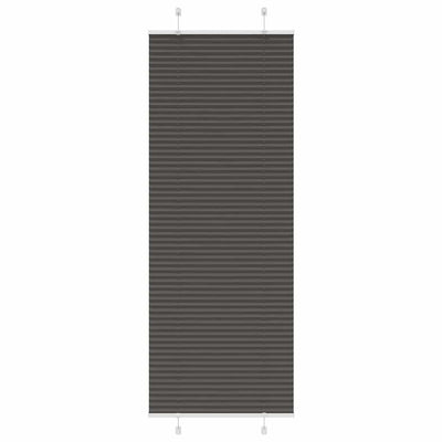 Vidaxx Plissee-Rollo 80x200 cm Stoffbreite 79,4 cm Polyester Schwarz