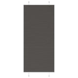 Vidaxx Plissee-Rollo 95x200 cm Stoffbreite 94,4 cm Polyester schwarz - afbeelding 2