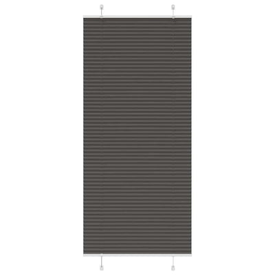 Vidaxx Plissee-Rollo 95x200 cm Stoffbreite 94,4 cm Polyester schwarz